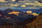 Vishnu Temple at sunset, Grand Canyon National Park, Arizona Art Print
